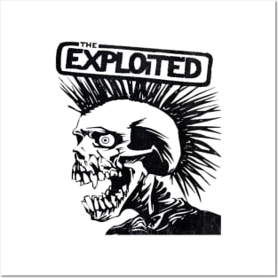 the exploited classic skull Posters and Art